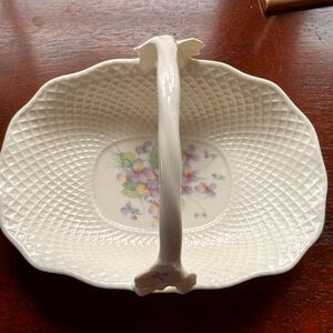 Vintage bone China Mikasa basket